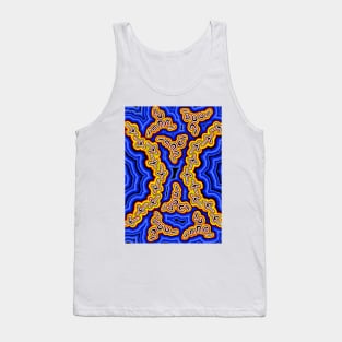 Aboriginal Art - Emu Dreaming 2 Tank Top